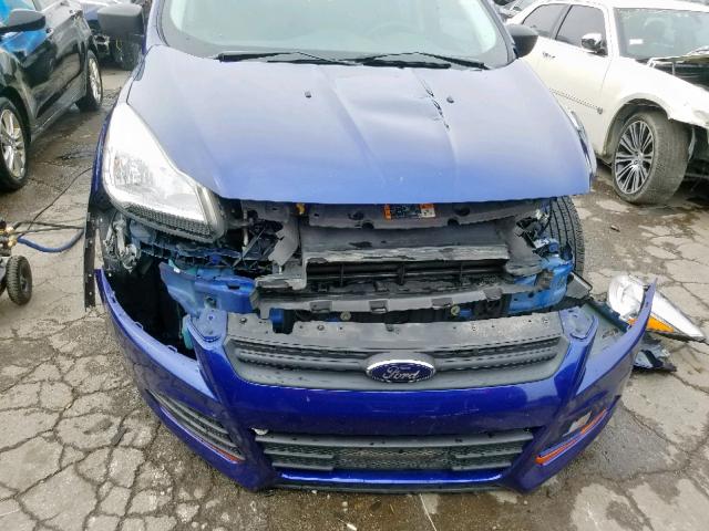 1FMCU0F72DUD50052 - 2013 FORD ESCAPE S BLUE photo 9