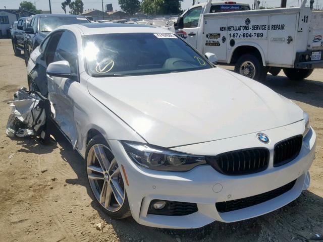 WBA4J1C58KBM17155 - 2019 BMW 430I GRAN WHITE photo 1