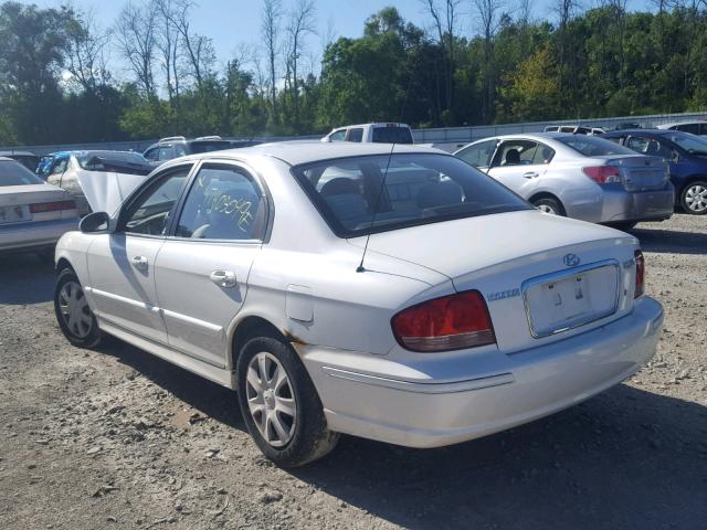 KMHWF25S55A175825 - 2005 HYUNDAI SONATA GL WHITE photo 3