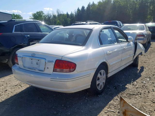 KMHWF25S55A175825 - 2005 HYUNDAI SONATA GL WHITE photo 4