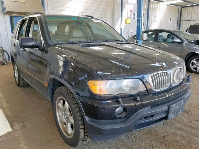 5UXFB33523LH44149 - 2003 BMW X5 4.4I BLACK photo 1