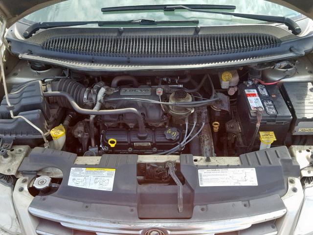 2C8GP64L35R409610 - 2005 CHRYSLER TOWN & COU GOLD photo 7