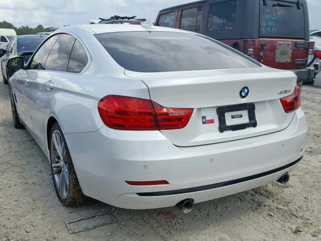 WBA4B1C55GG242287 - 2016 BMW 435 I WHITE photo 3