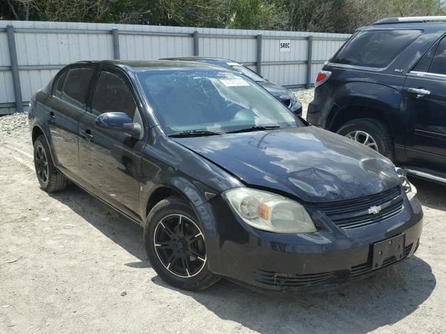 1G1AT58H797102024 - 2009 CHEVROLET COBALT LT BLACK photo 1