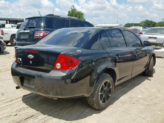 1G1AT58H797102024 - 2009 CHEVROLET COBALT LT BLACK photo 4