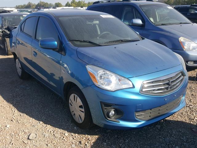 ML32F3FJ1JHF06681 - 2018 MITSUBISHI MIRAGE G4 BLUE photo 1