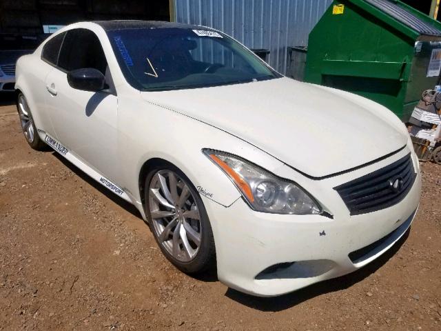 JNKCV64E38M110051 - 2008 INFINITI G37 BASE WHITE photo 1