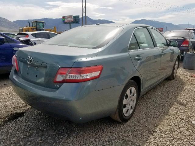 4T1BF3EK3AU568462 - 2010 TOYOTA CAMRY BASE BLUE photo 4