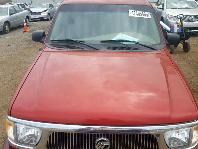 4M2ZU55P4WUJ46475 - 1998 MERCURY MOUNTAINEE RED photo 7