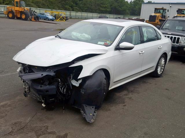 1VWBT7A33GC031251 - 2016 VOLKSWAGEN PASSAT SE WHITE photo 2