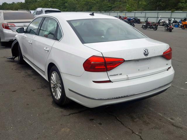 1VWBT7A33GC031251 - 2016 VOLKSWAGEN PASSAT SE WHITE photo 3