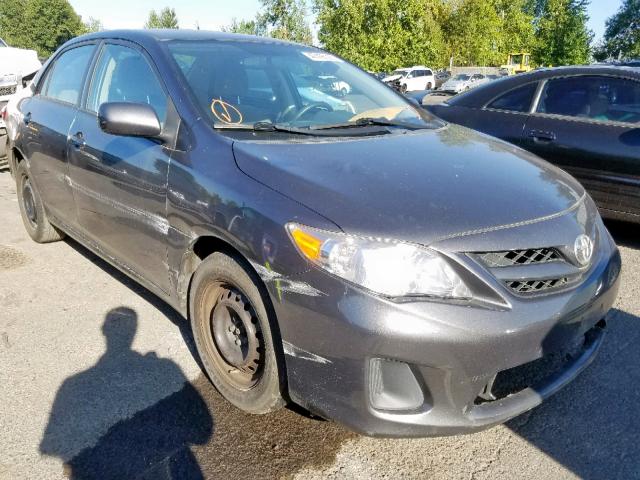 2T1BU4EE2BC630989 - 2011 TOYOTA COROLLA BA GRAY photo 1