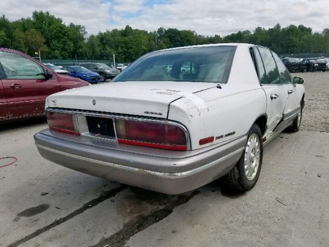 1G4CU5213TH608018 - 1996 BUICK PARK AVENU WHITE photo 4