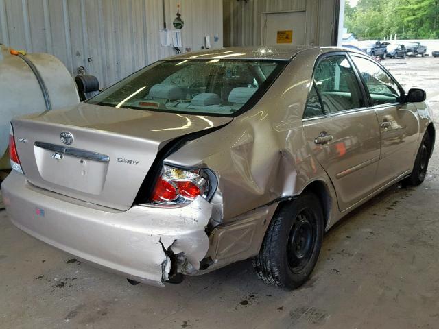 4T1BE32K55U393595 - 2005 TOYOTA CAMRY LE GOLD photo 4