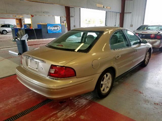 1MEFM50U3YA601938 - 2000 MERCURY SABLE GS GOLD photo 4