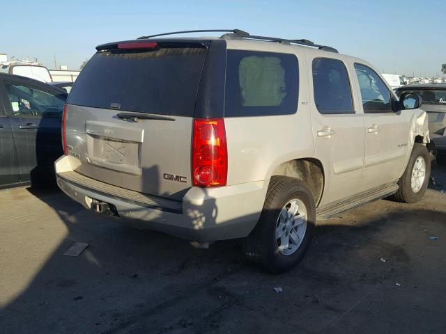 1GKFK13007J326086 - 2007 GMC YUKON SILVER photo 4