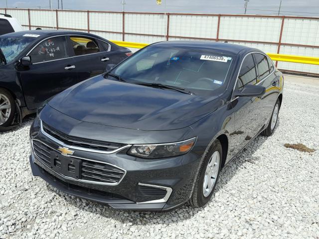 1G1ZB5ST0HF201422 - 2017 CHEVROLET MALIBU LS 石墨色 照片 2