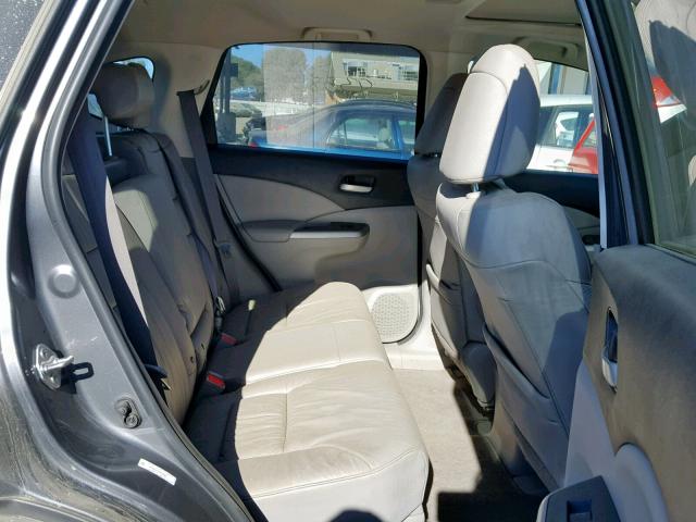 2HKRM4H7XEH633460 - 2014 HONDA CR-V EXL GRAY photo 6