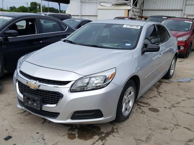1G11B5SL5FU118154 - 2015 CHEVROLET MALIBU LS GRAY photo 2