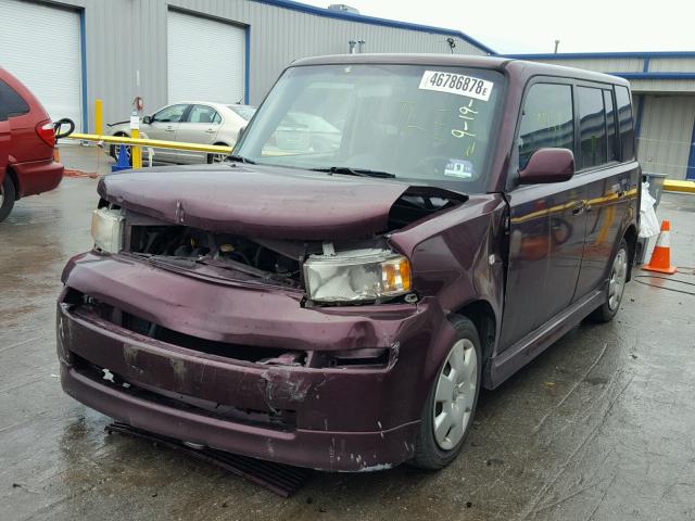 JTLKT324X50193187 - 2005 TOYOTA SCION XB 紫色 照片 2