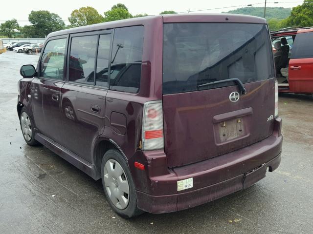 JTLKT324X50193187 - 2005 TOYOTA SCION XB 紫色 照片 3