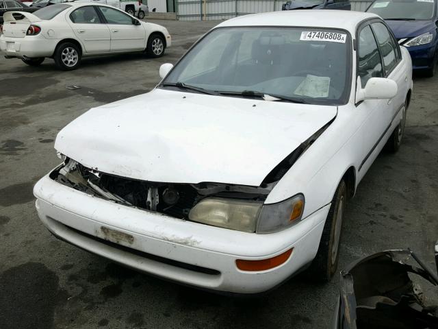 1NXBB02E1TZ372354 - 1996 TOYOTA COROLLA DX WHITE photo 2