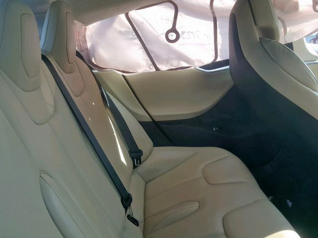 5YJSA1E16HF202867 - 2017 TESLA MODEL S შავი ფოტო 6