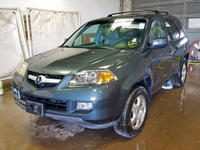 2HNYD18265H533759 - 2005 ACURA MDX CHARCOAL photo 2