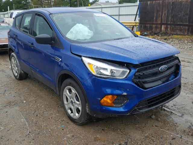 1FMCU0F76HUB73673 - 2017 FORD ESCAPE S BLUE photo 1