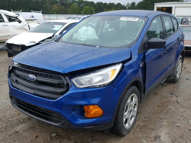 1FMCU0F76HUB73673 - 2017 FORD ESCAPE S BLUE photo 2