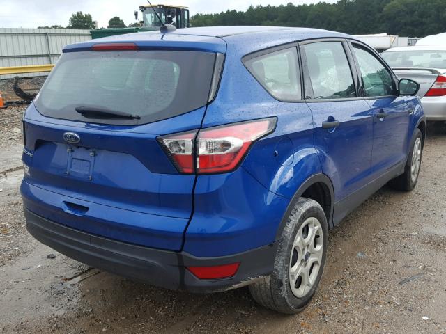 1FMCU0F76HUB73673 - 2017 FORD ESCAPE S BLUE photo 4