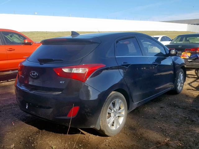 KMHD35LE4DU024356 - 2013 HYUNDAI ELANTRA GT BLACK photo 4