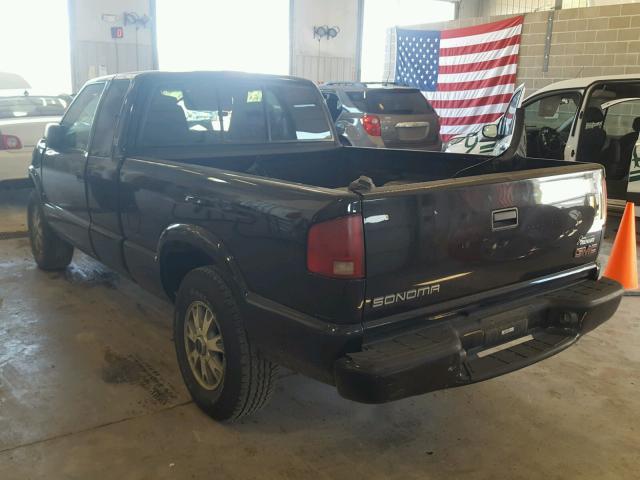 1GTDT19X538155017 - 2003 GMC SONOMA BLACK photo 3