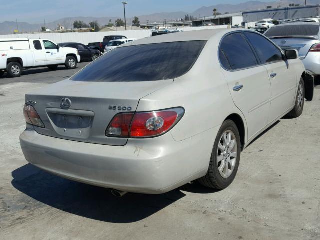 JTHBF30G020048718 - 2002 LEXUS ES 300 BEIGE photo 4