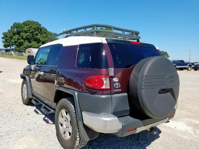 JTEZU11F470009102 - 2007 TOYOTA FJ CRUISER PURPLE photo 3