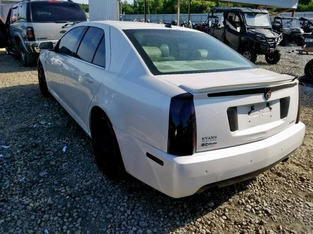 1G6DC67A160180398 - 2006 CADILLAC STS WHITE photo 3