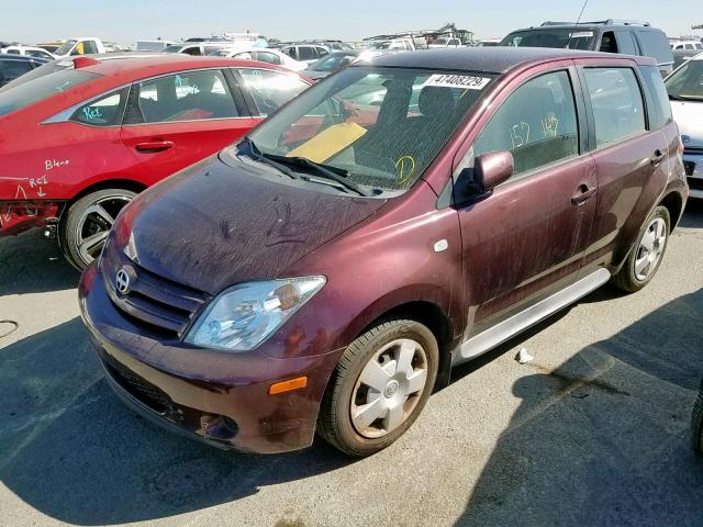 JTKKT624740049116 - 2004 TOYOTA SCION XA MAROON photo 2