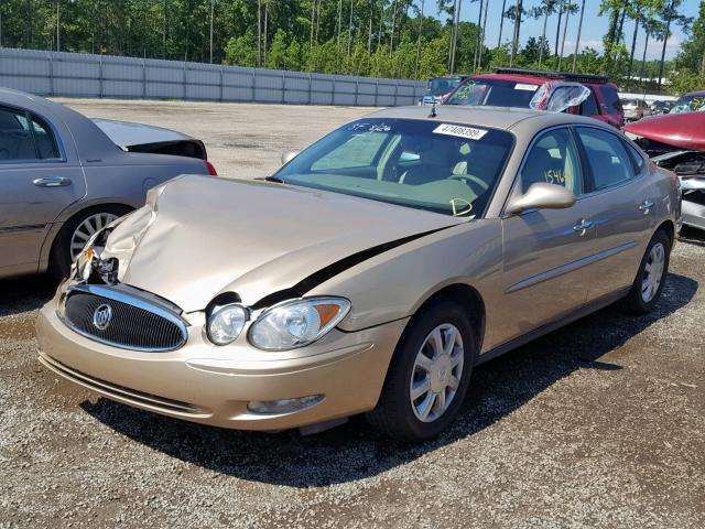 2G4WC532451268357 - 2005 BUICK LACROSSE C GOLD photo 2