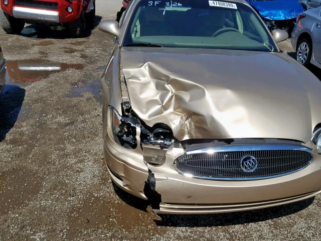 2G4WC532451268357 - 2005 BUICK LACROSSE C GOLD photo 9