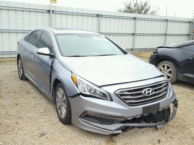 5NPE34AF0HH501363 - 2017 HYUNDAI SONATA SPO CHARCOAL photo 1