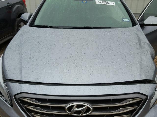 5NPE34AF0HH501363 - 2017 HYUNDAI SONATA SPO CHARCOAL photo 7