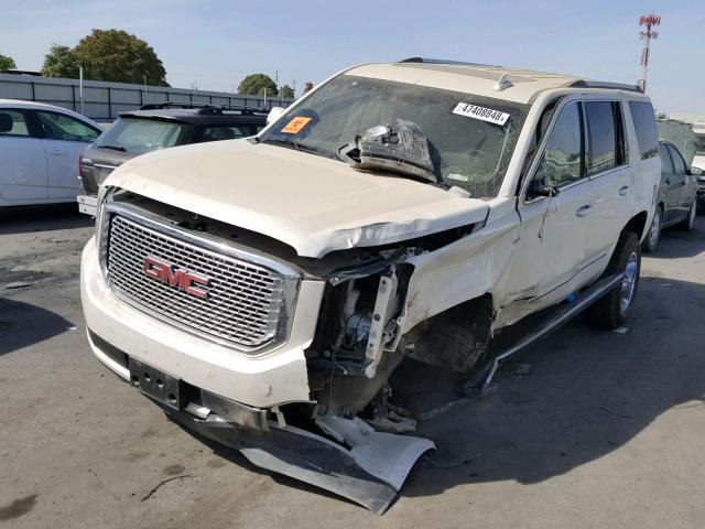 1GKS2CKJ0FR636470 - 2015 GMC YUKON DENA WHITE photo 2