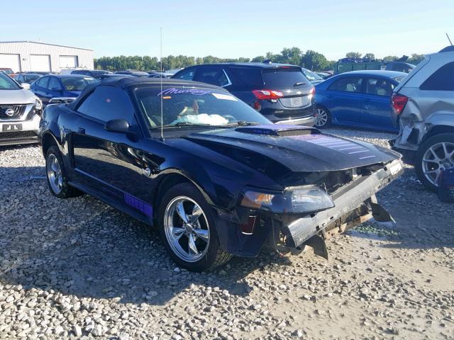 1FAFP45X94F128359 - 2004 FORD MUSTANG GT BLACK photo 1