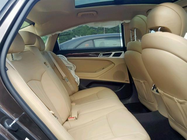 KMHGN4JE3HU183850 - 2017 GENESIS G80 BASE BROWN photo 6