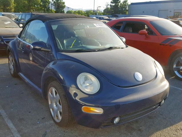 3VWCD21Y53M317403 - 2003 VOLKSWAGEN NEW BEETLE ლურჯი ფოტო 1