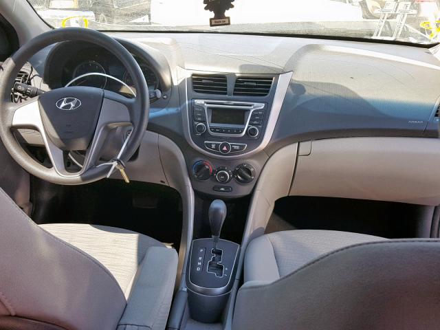 KMHCT4AE3HU269194 - 2017 HYUNDAI ACCENT SE SILVER photo 9