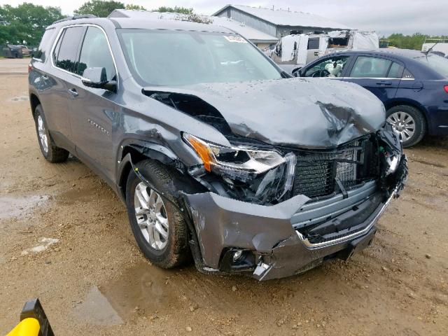 1GNERGKWXKJ173311 - 2019 CHEVROLET TRAVERSE L GRAY photo 1