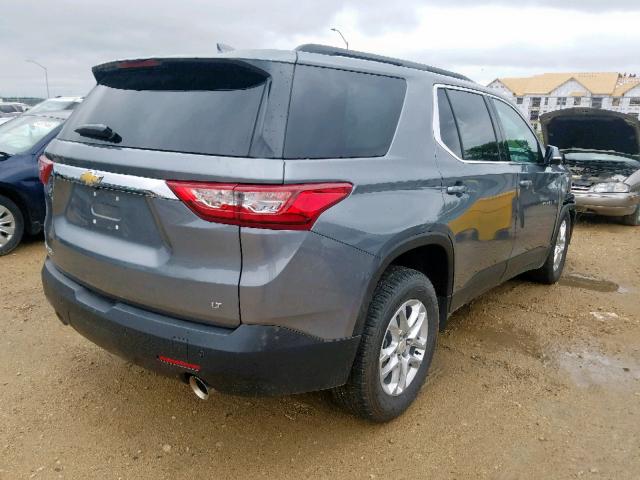 1GNERGKWXKJ173311 - 2019 CHEVROLET TRAVERSE L GRAY photo 4