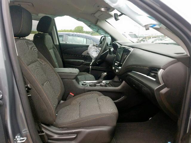 1GNERGKWXKJ173311 - 2019 CHEVROLET TRAVERSE L GRAY photo 5