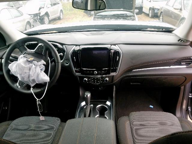 1GNERGKWXKJ173311 - 2019 CHEVROLET TRAVERSE L GRAY photo 9